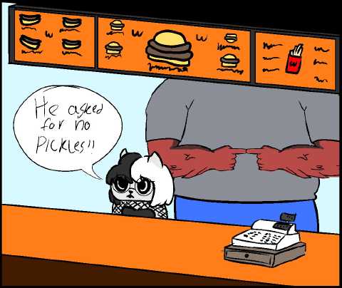 He Asked for No Pickles - Ratscallionn